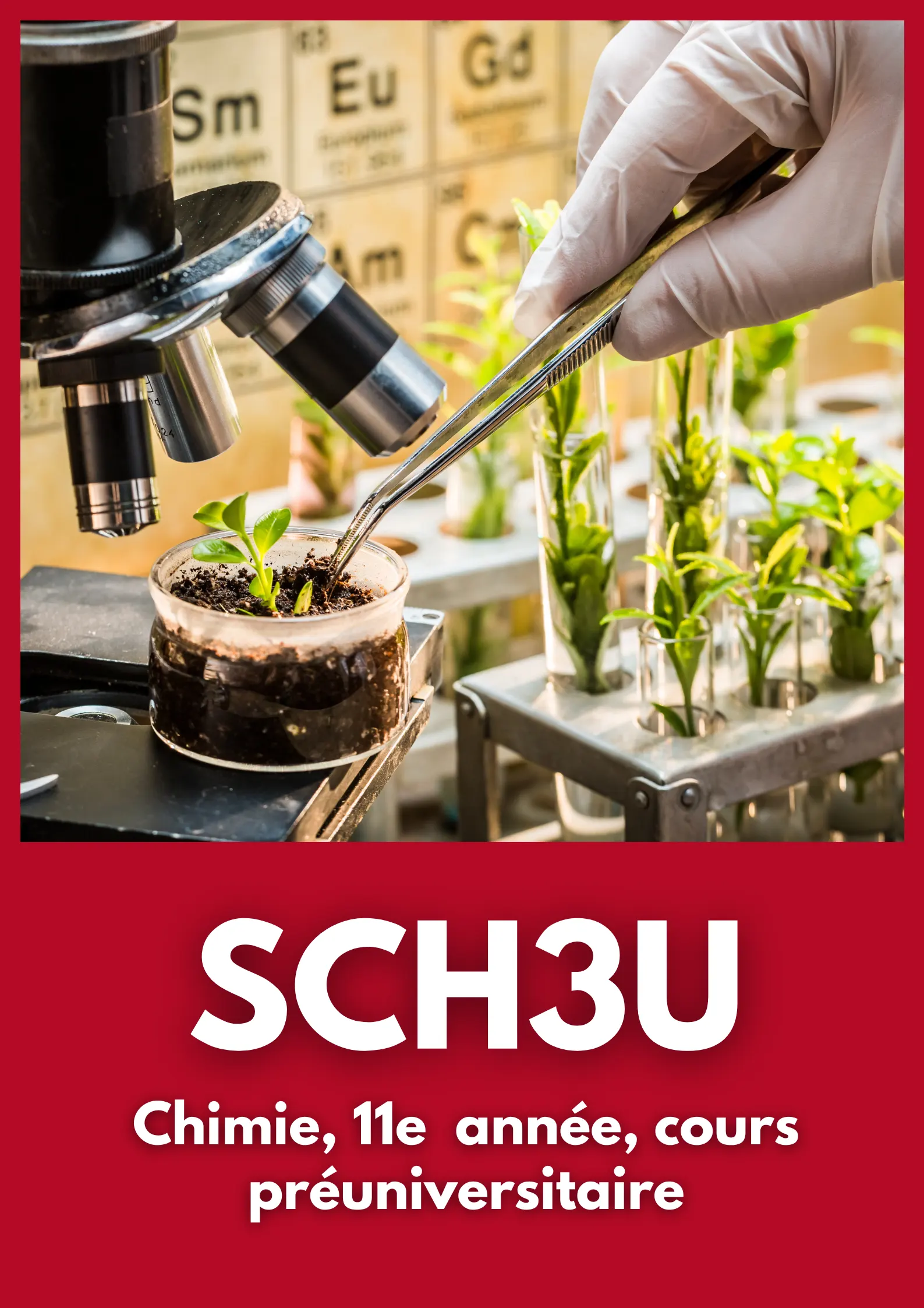 Chimie, 11e  année, cours préuniversitaire, SCH3U (French)