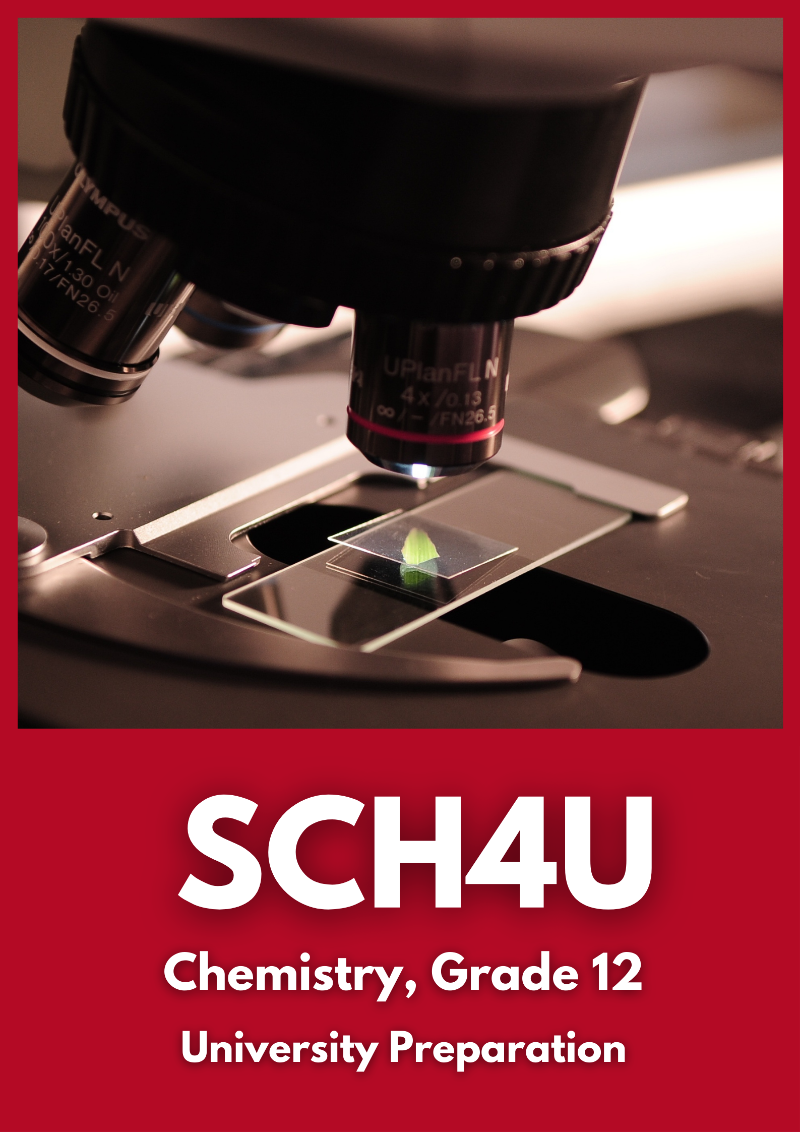 Chemistry, Grade 12, University Preparation, (SCH4U) (2025)